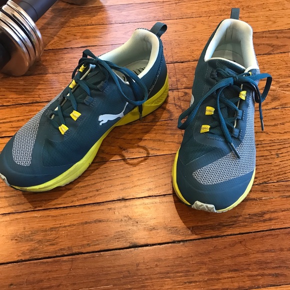 puma ignite xt blue yellow